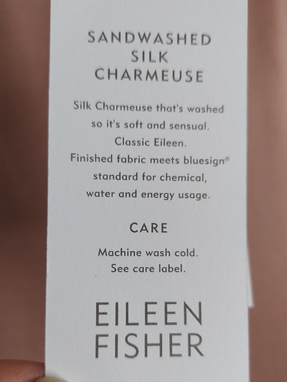Eileen Fisher Tank, New!Size L, Silk Charmeuse, Pink Shell - Picture 8 of 10